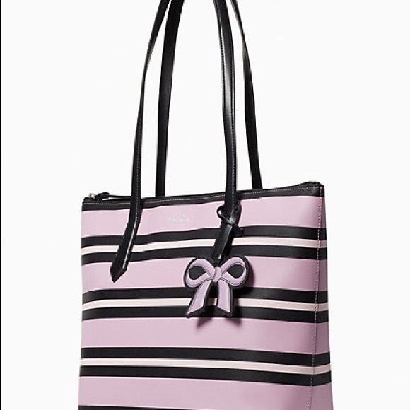 ❤️❤️NWT KATE SPADE BOW CHARM TOTE❤️❤️ - Picture 8 of 9